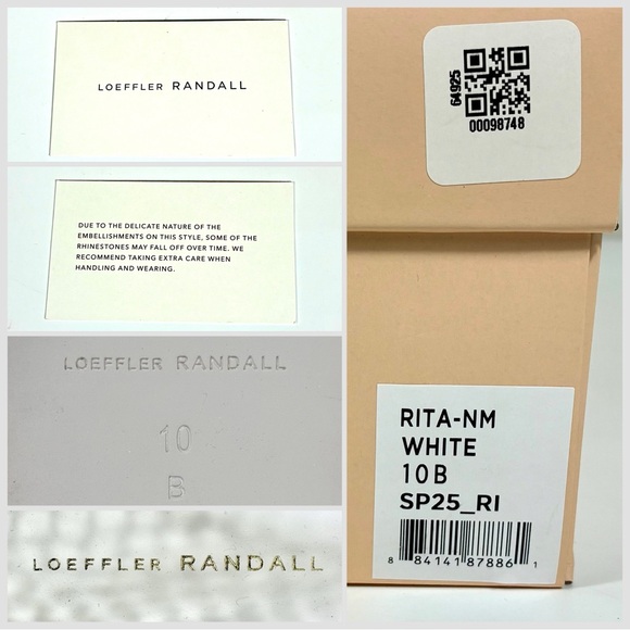 Loeffler Randall Cream Mesh Loafers - Picture 7 of 16